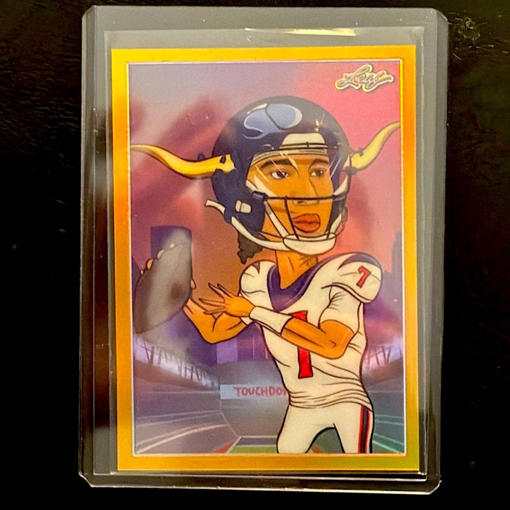 CJ Stroud leaf very rare, metallic imaginations, holo🔥🔥🔥Poss ROTY!